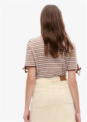 Janet tee Caramel Brown Stripe Baum Und Pferdgarten 